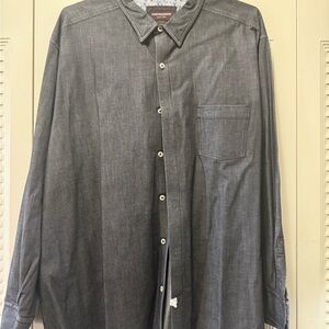 Johnston & Murphy Dark Gray Casual Shirt